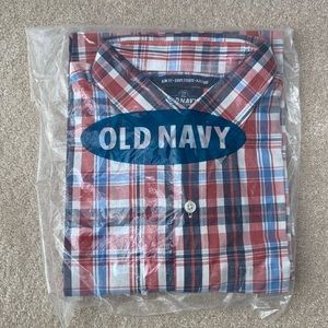 NWT Old Navy Plaid Button down